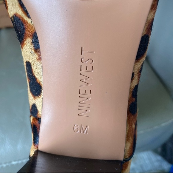 NINE WEST Anura Animal Print Boots Ankle Booties Women’s Size 6 - Picture 8 of 10